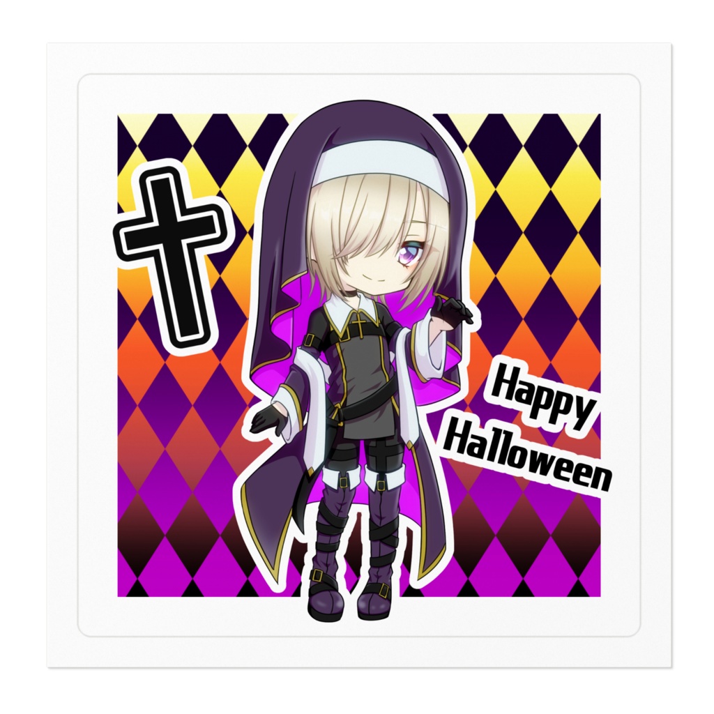 【2024ハロウィン】怪しげなシスター【ステッカー】