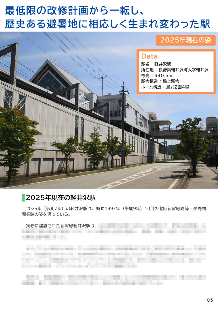 不採用案から見る駅の歴史 北陸新幹線 軽井沢駅・佐久平駅編