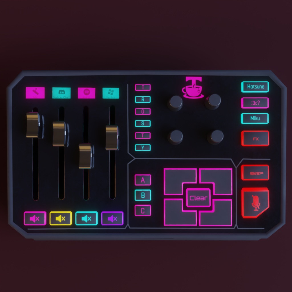 TrostTea's XLR Mixer / Audio controller!