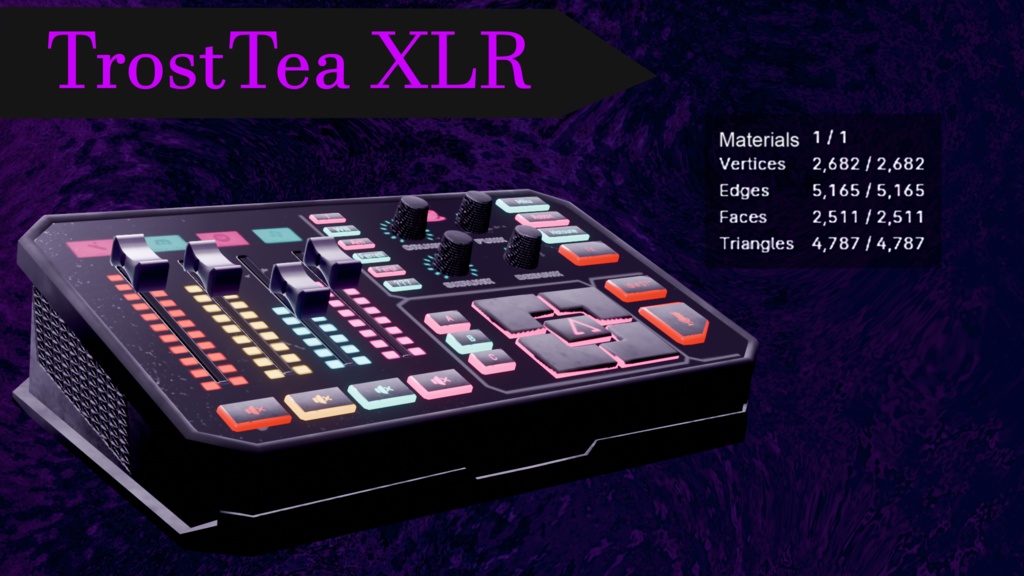 TrostTea's XLR Mixer / Audio controller!