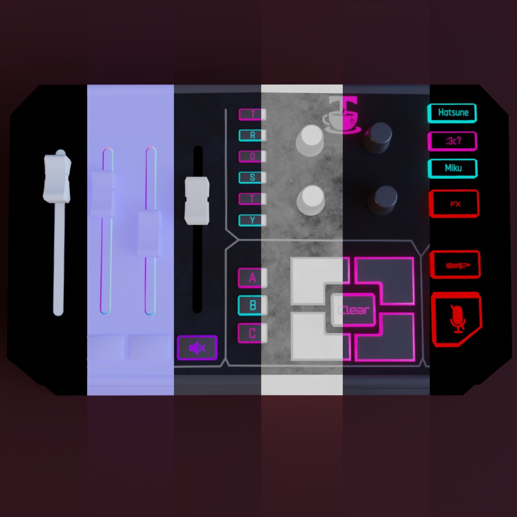 TrostTea's XLR Mixer / Audio controller!