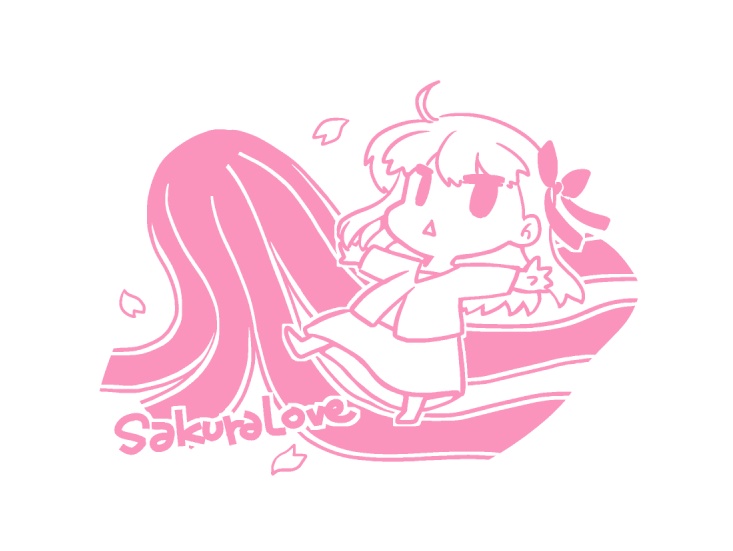 サコッシュ　柄：SAKURA LOVE