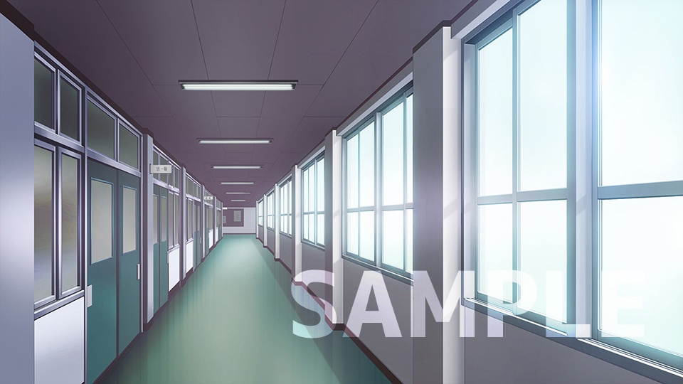 背景フリー素材「学校」