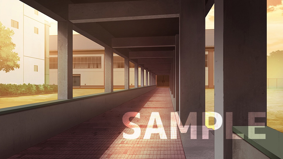 背景フリー素材「学校」