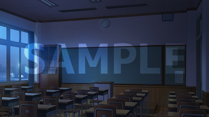 背景フリー素材「教室」