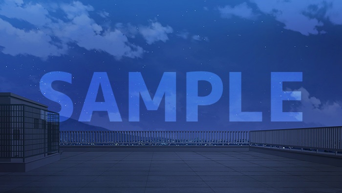 背景フリー素材「屋上」