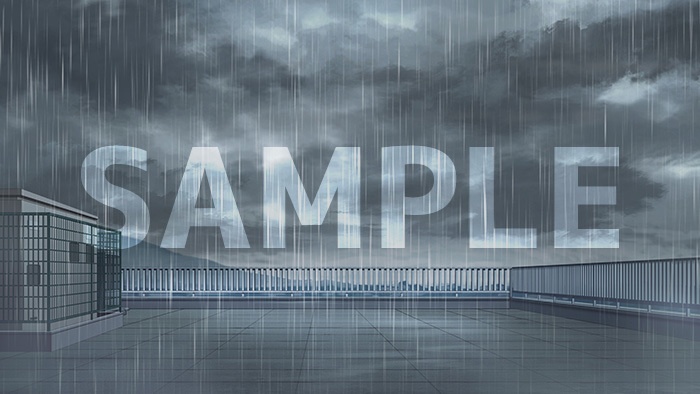 背景フリー素材「屋上」