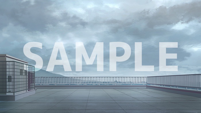 背景フリー素材「屋上」