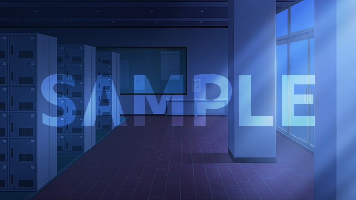 背景フリー素材「学校昇降口」「学校靴箱」