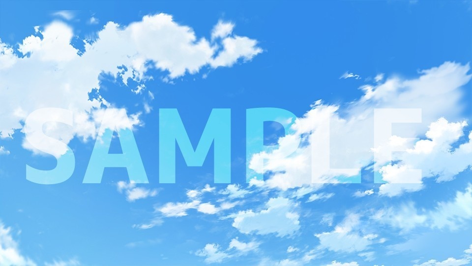 背景フリー素材「空」