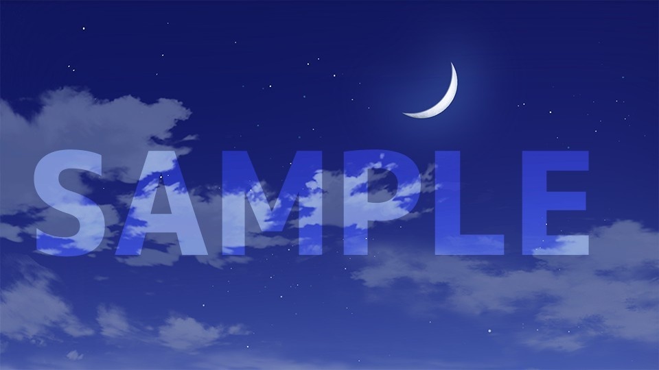 背景フリー素材「空」