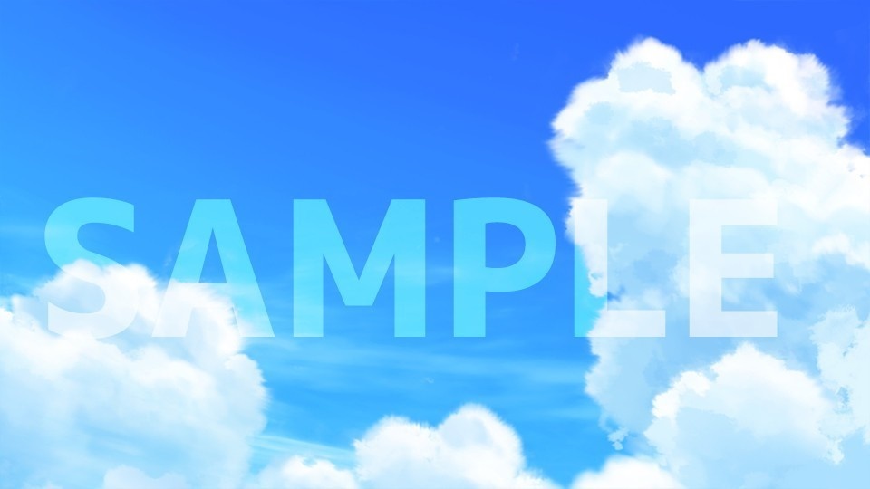 背景フリー素材「空」
