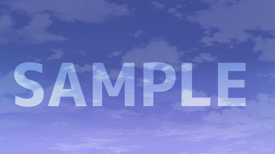 背景フリー素材「空」