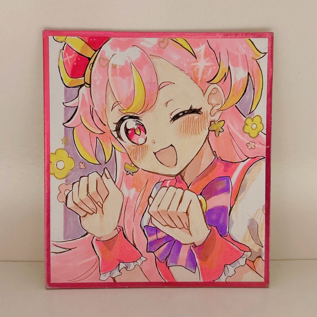 【直筆色紙】キュアワンダフル