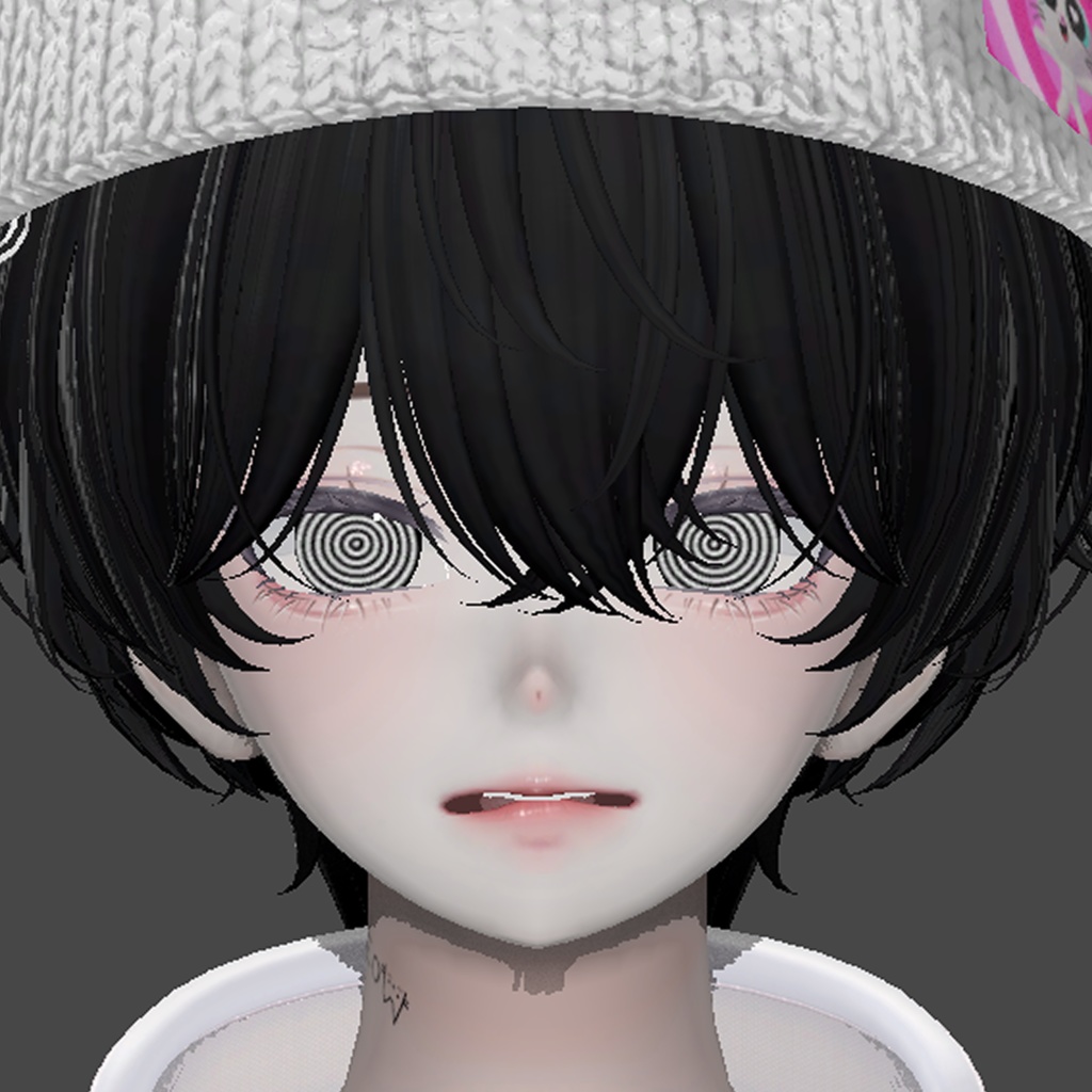 【Free】森羅- シェイプキー専用 くるくる目 - shinra Spiral Eyes😵💫