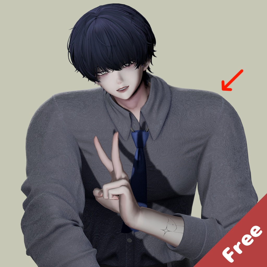 Free! 【Paisley_normalmap】 ペイズリーノーマルマップ