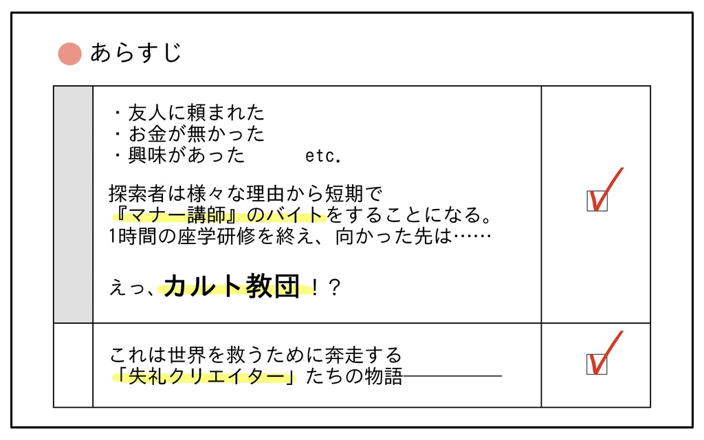【CoC】Call of Creator -クリエイターの呼び声-【SPLL:E107803】