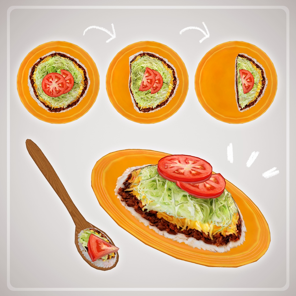 美味!王道タコライスセット