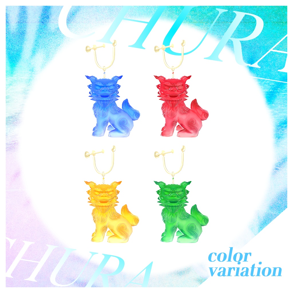 《新発売》【CHURA】シーサーイヤリング<VRC対応>