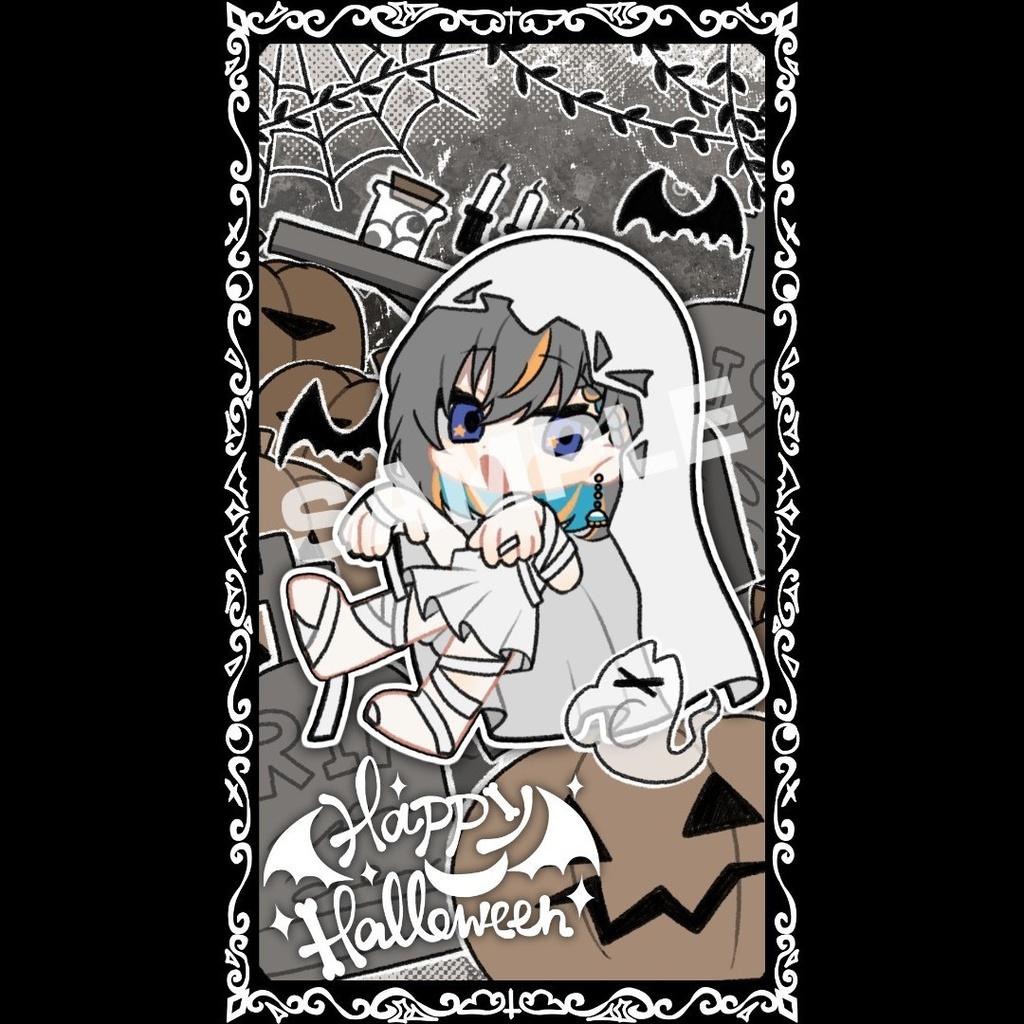 ハロウィン待受け画面
