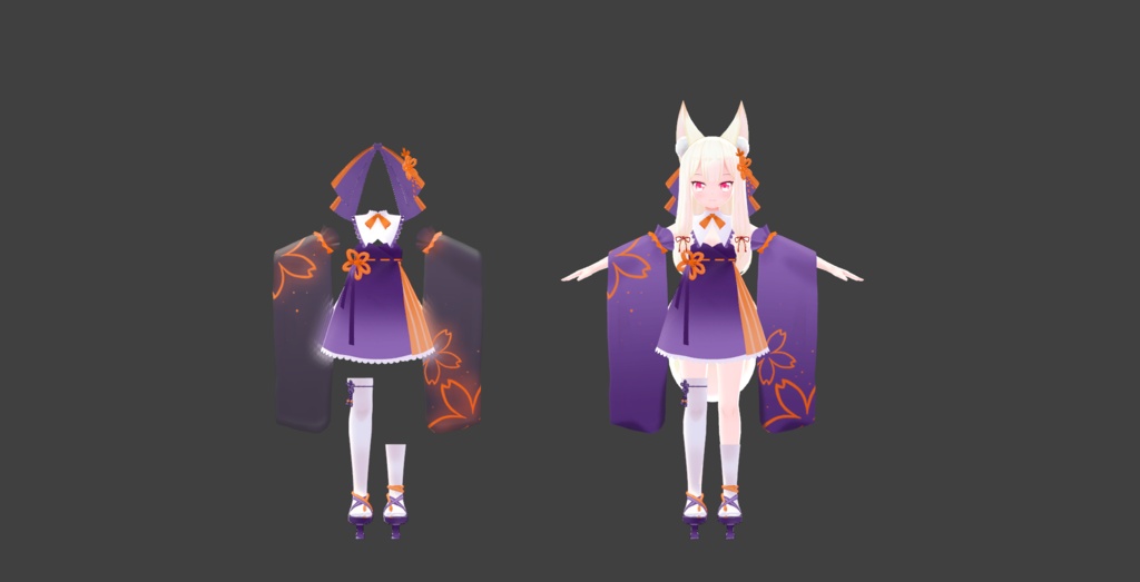 「東狐千春」向け服 WA Halloween