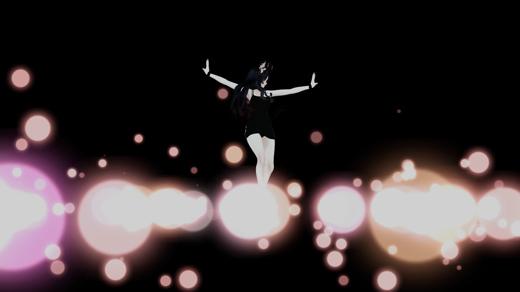 Free floor shimmer particles