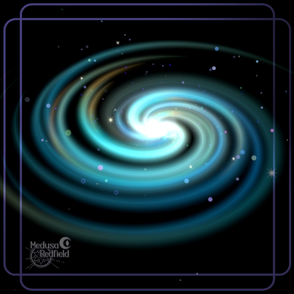 Galaxy Swirl Particles