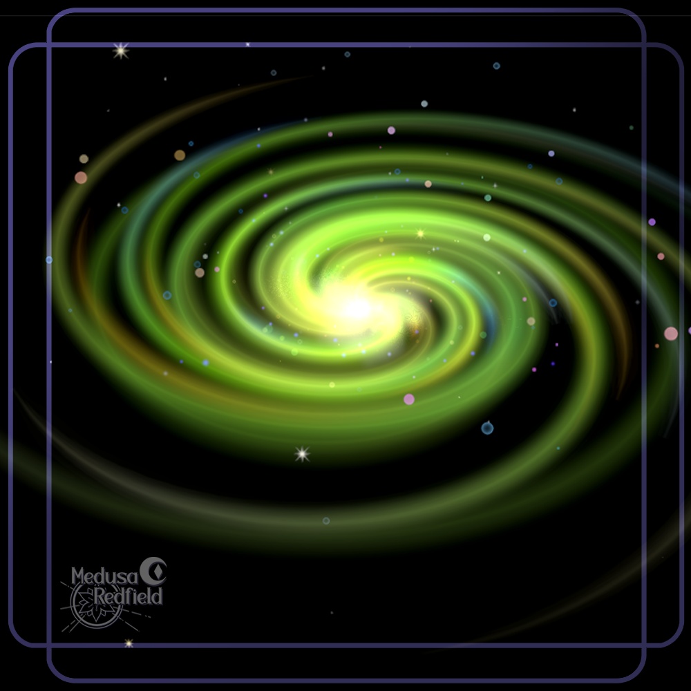 Galaxy Swirl Particles