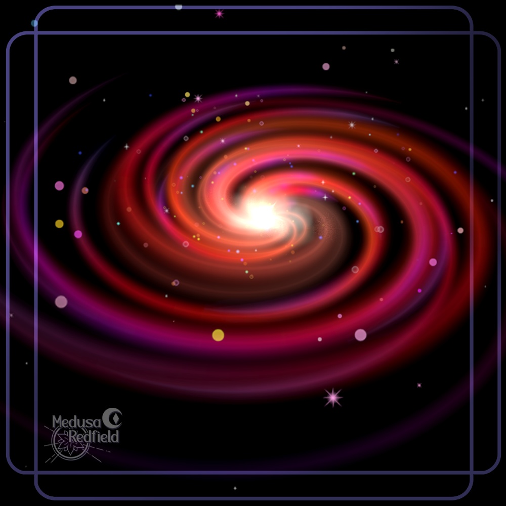 Galaxy Swirl Particles