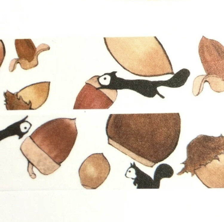 どんぐりりすのマスキングテープ