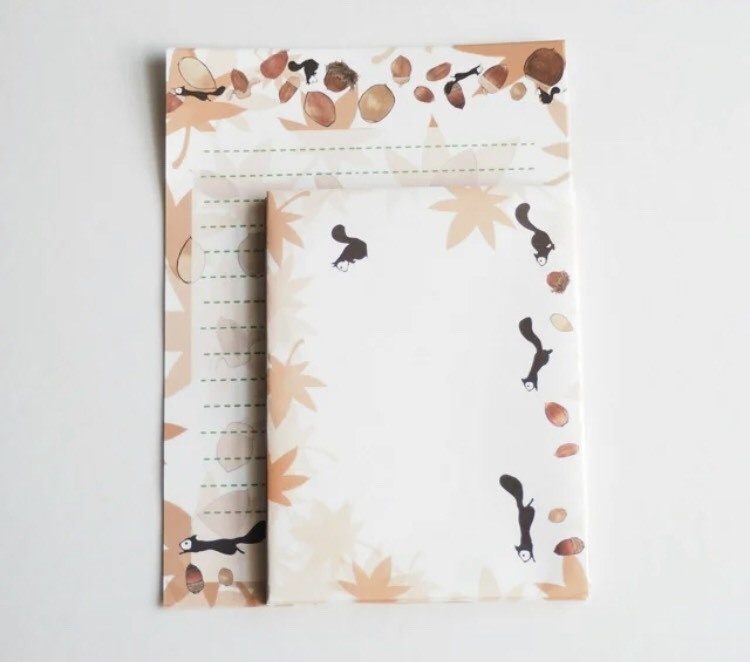 どんぐりりすのレターセット