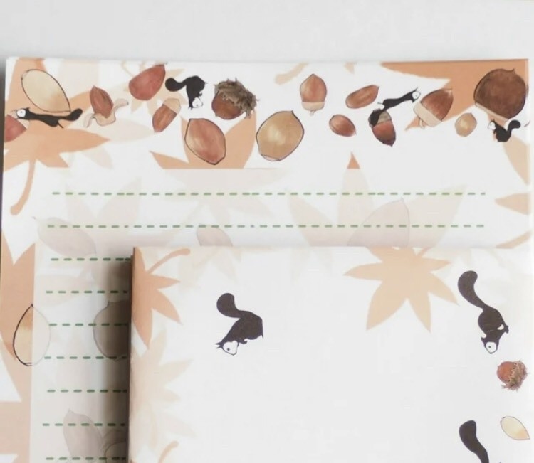 どんぐりりすのレターセット