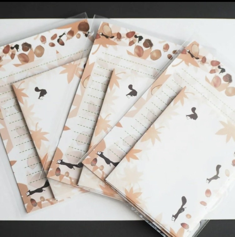 どんぐりりすのレターセット