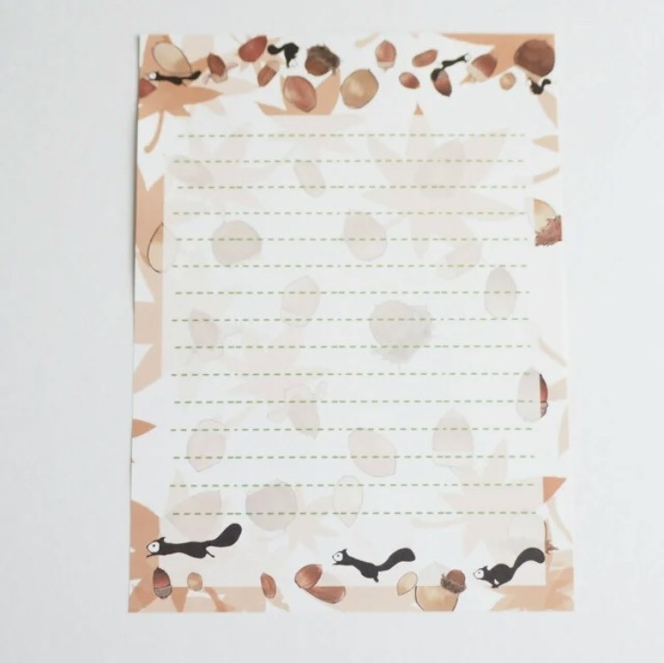 どんぐりりすのレターセット