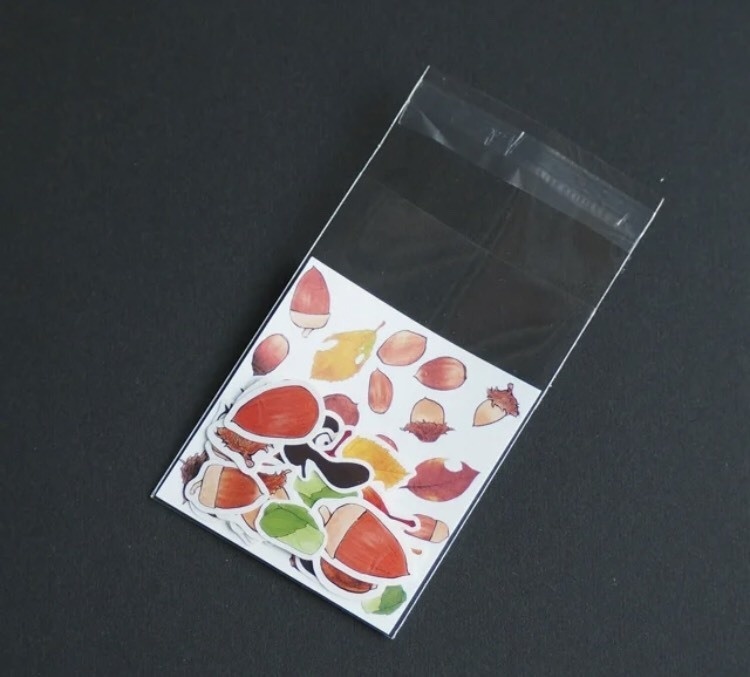 どんぐりりすフレークシール