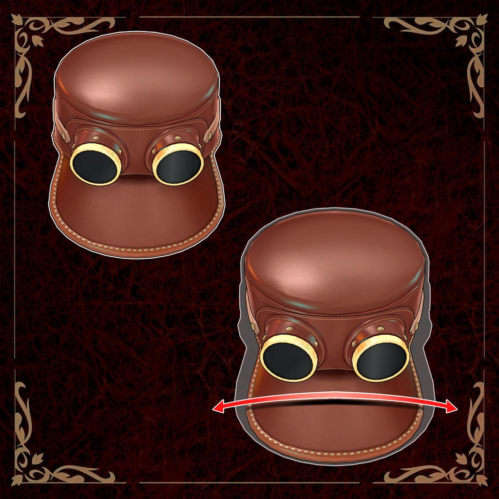 Leather Goggle Cap レザーゴーグルキャップ