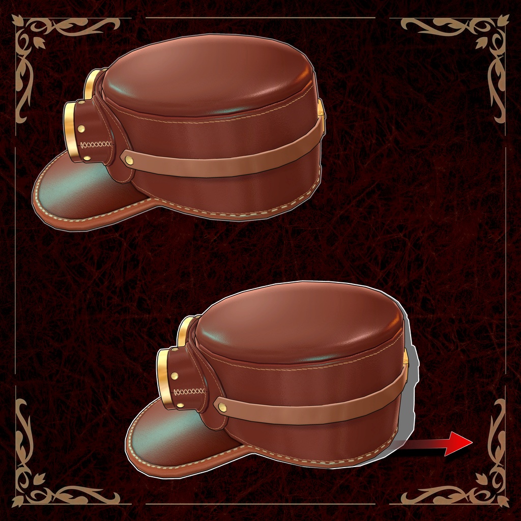 Leather Goggle Cap レザーゴーグルキャップ