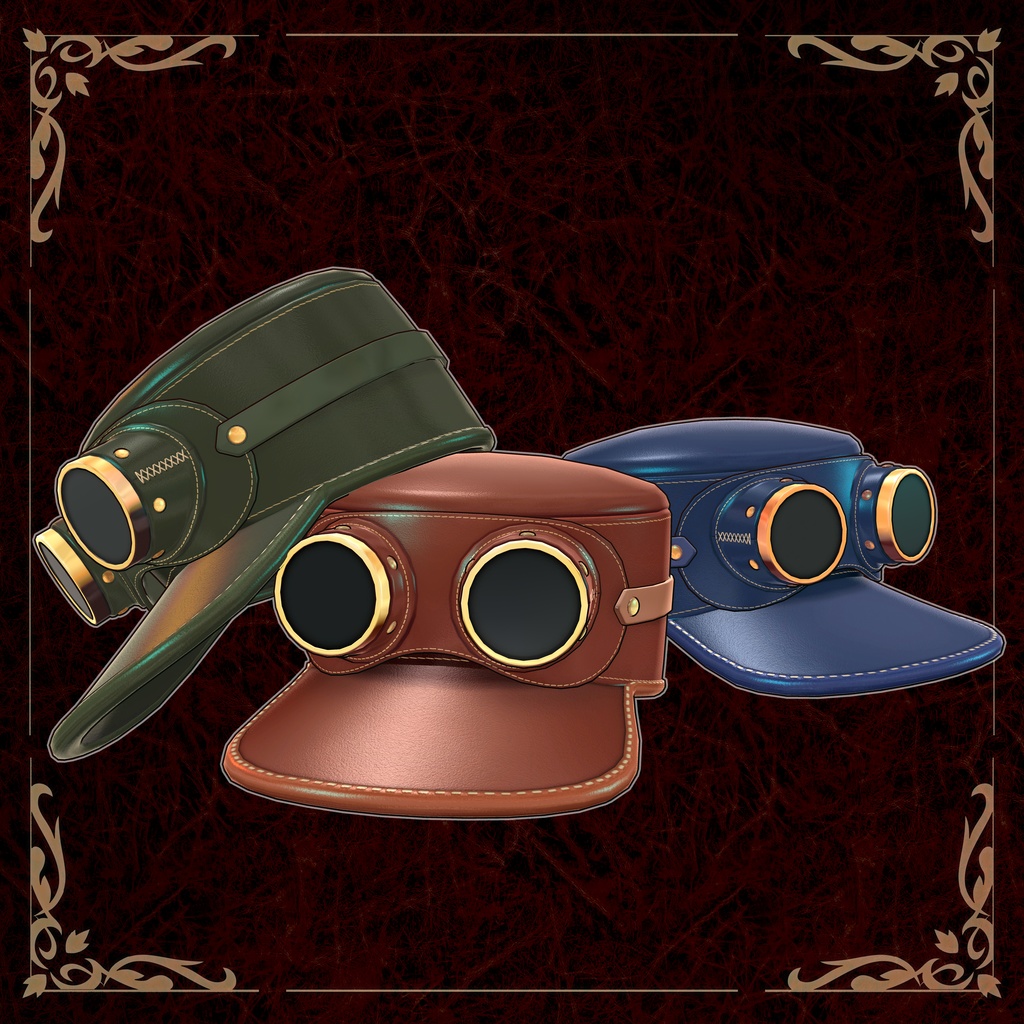 Leather Goggle Cap レザーゴーグルキャップ