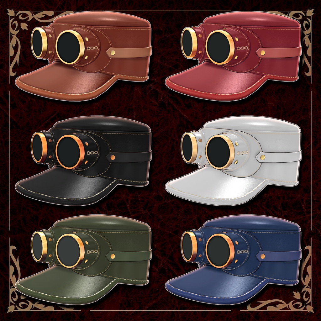 Leather Goggle Cap レザーゴーグルキャップ