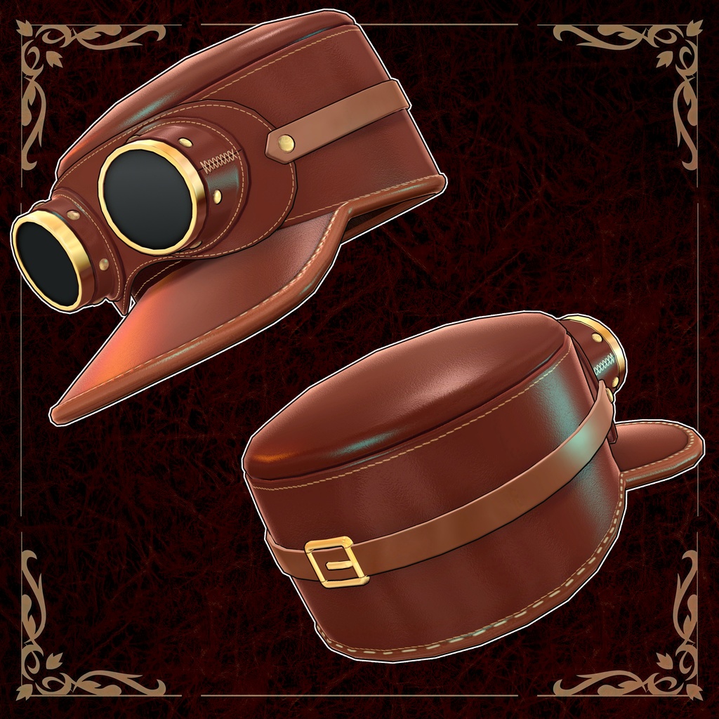 Leather Goggle Cap レザーゴーグルキャップ