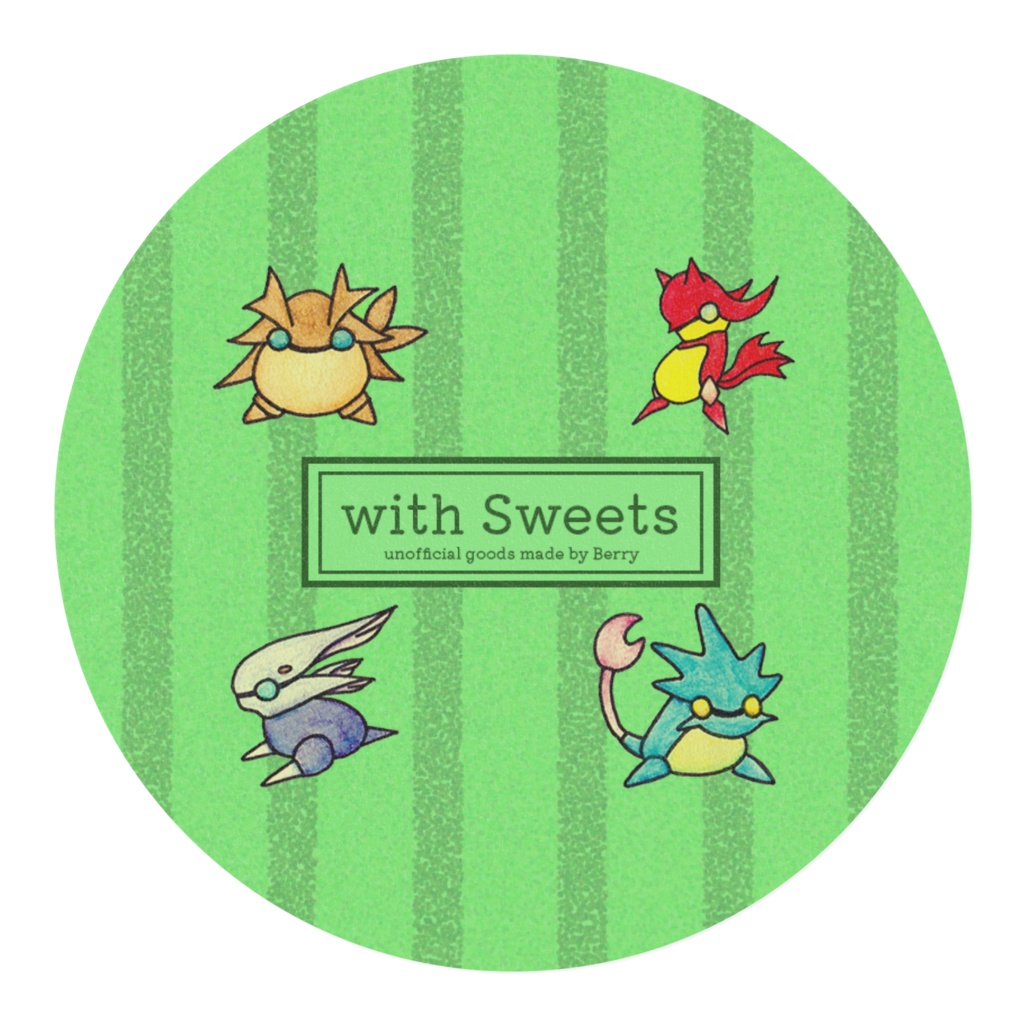 ジンマスキングテープ with Sweets