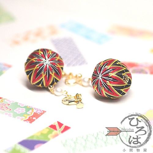 加州清光イメージ 手まりイヤリング/ピアス