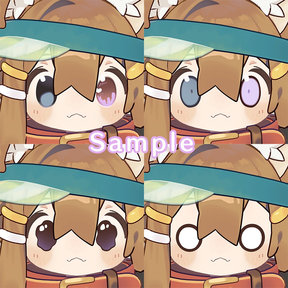 4アバター対応👀meltychocoEye🍫🤎【EYE texture】