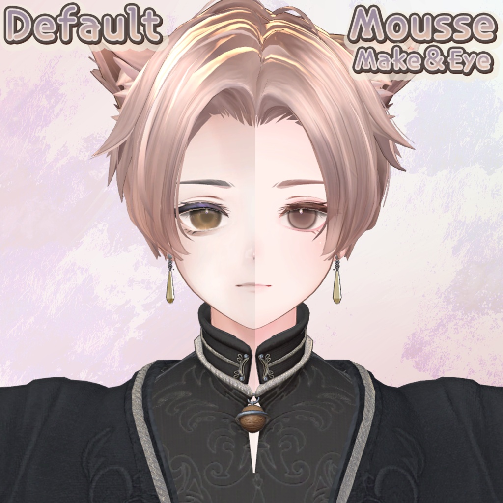 Alué専用🐈Mousse🤎【Make & Eye texture】