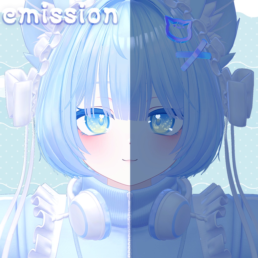 ぷまちゃん対応💙ShuwaShuwa🫧【EYE & Eyelash texture】