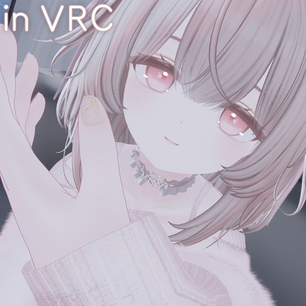 🩷Eku/Milfy用🩵RibbonCheckered🎀 【💅Nail texture 】