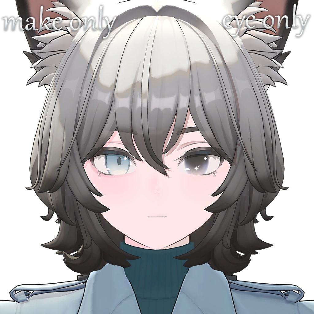 💙ヒビキ専用🐈️Whisper🤍【Eye & Make texture】