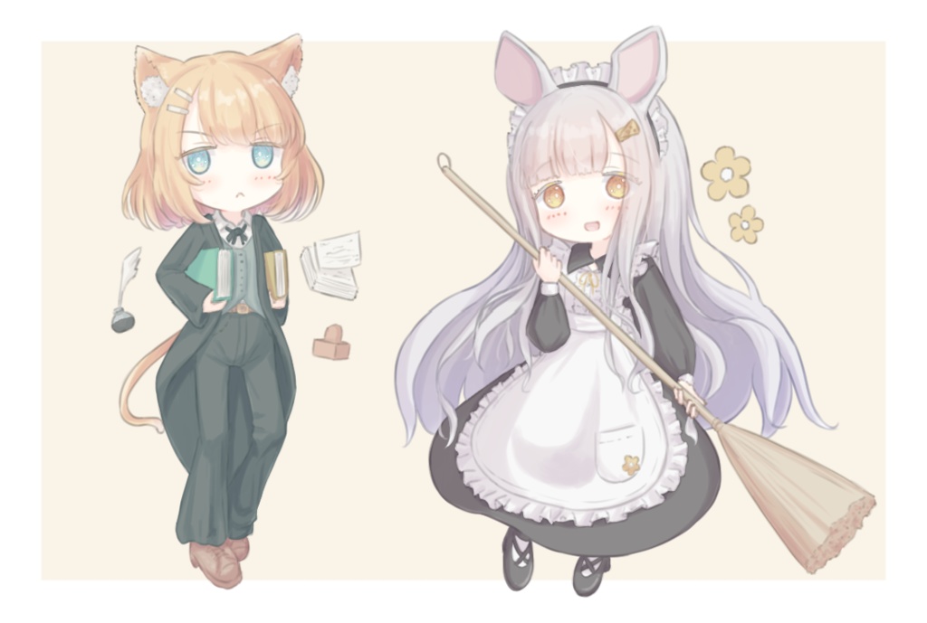 アクリルキーホルダー（リィシャ、ネネ）