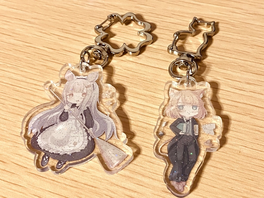 アクリルキーホルダー(リィシャ、ネネ)
