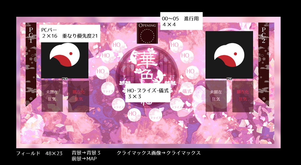 インセインシナリオ「華色幸福論」